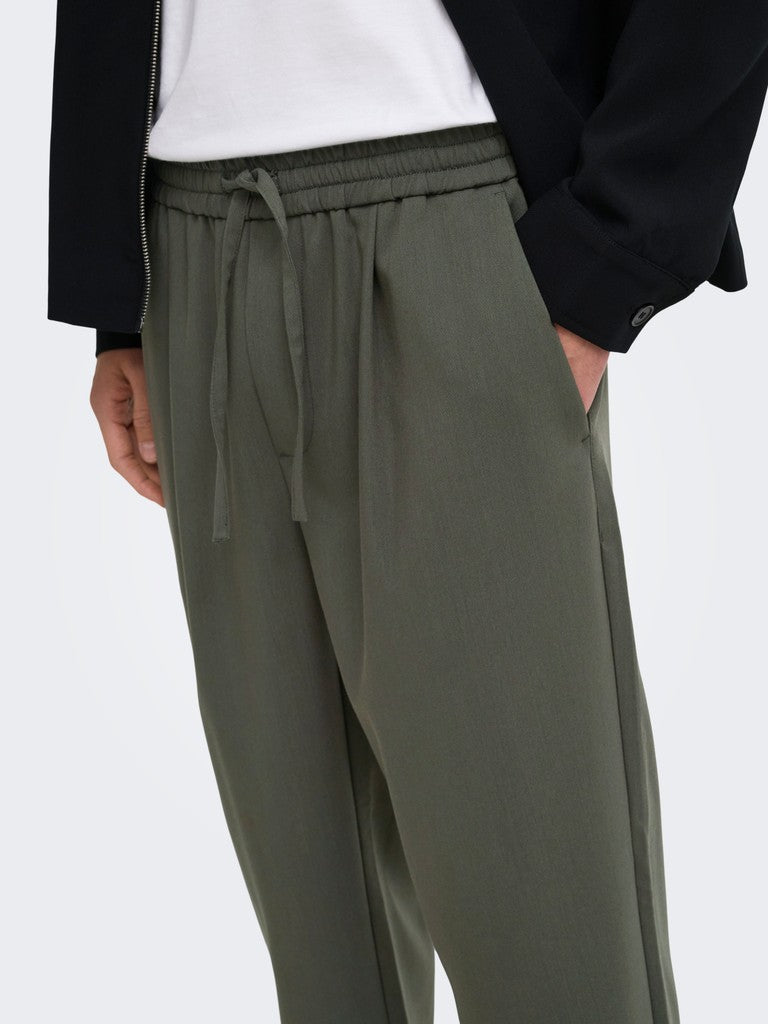 ONSWILL 0292 LOOSE STRING PANT - Beluga