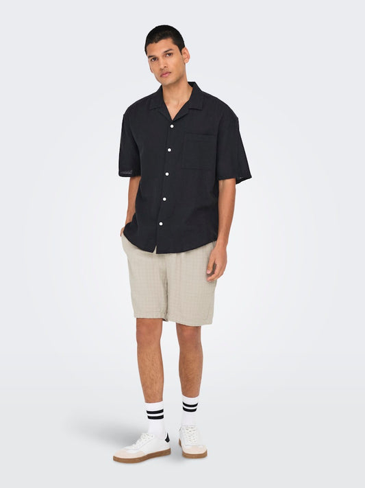 ONSTEL LATHAM 0257 SHORTS - Silver Lining