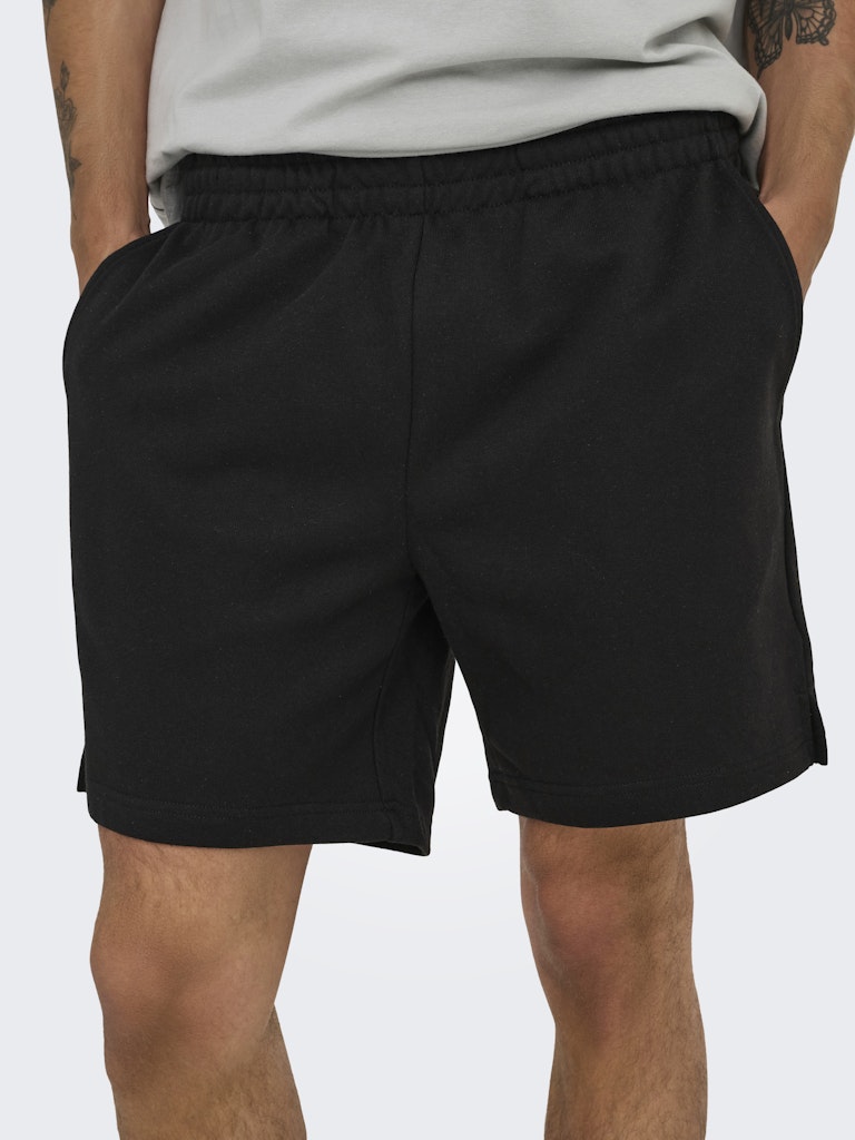 ONSDAVID SHORTS SWEAT - Black