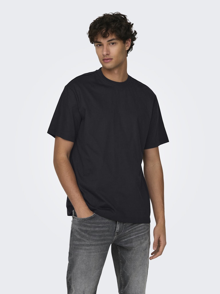 ONSFRED LIFE RLX SS TEE - Black
