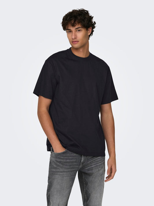ONSFRED LIFE RLX SS TEE - Black