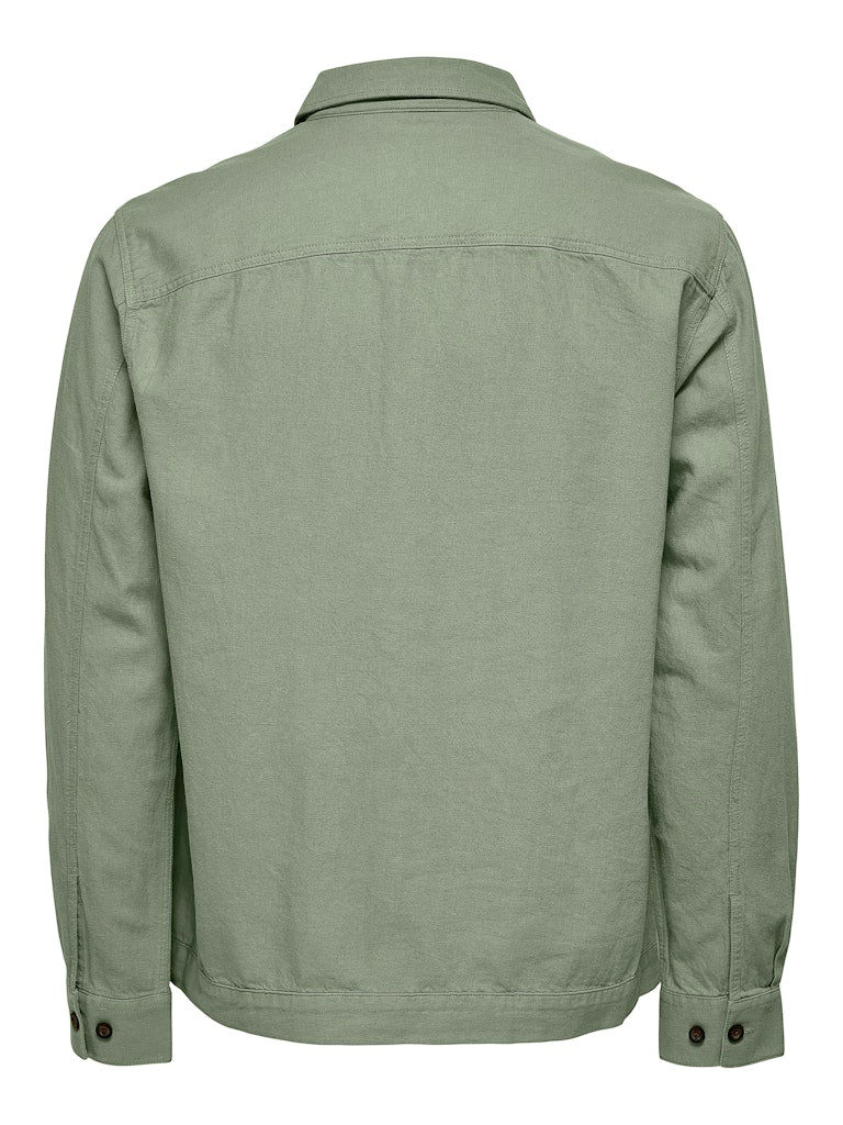 ONSKENNET LS OVERSHIRT -Swamp