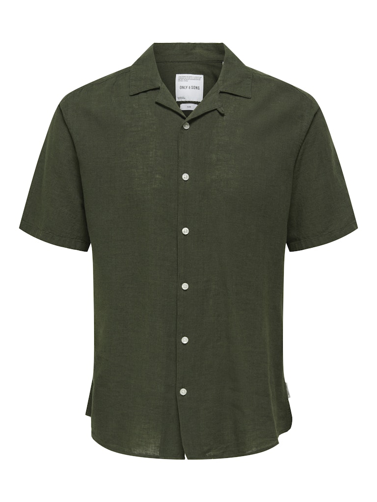 ONSCAIDEN SS SOLID RESORT LINEN -Kambaba