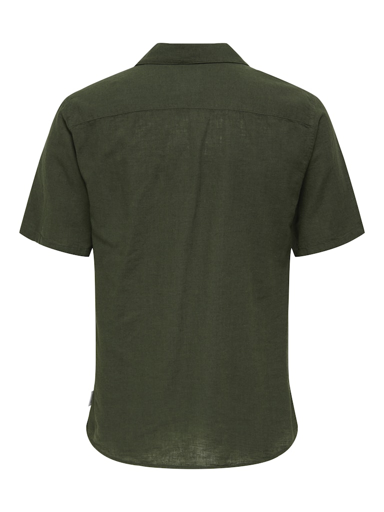 ONSCAIDEN SS SOLID RESORT LINEN -Kambaba