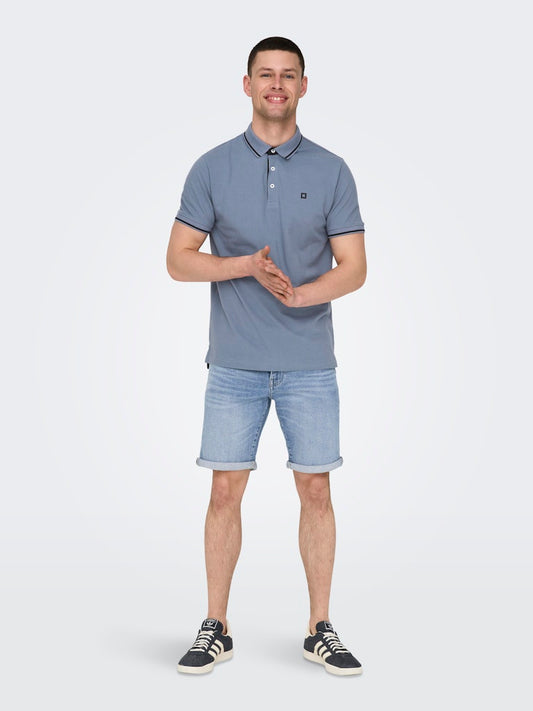 ONSPLY MBD 8772 TAI DNM SHORTS - Medium Blue Denim