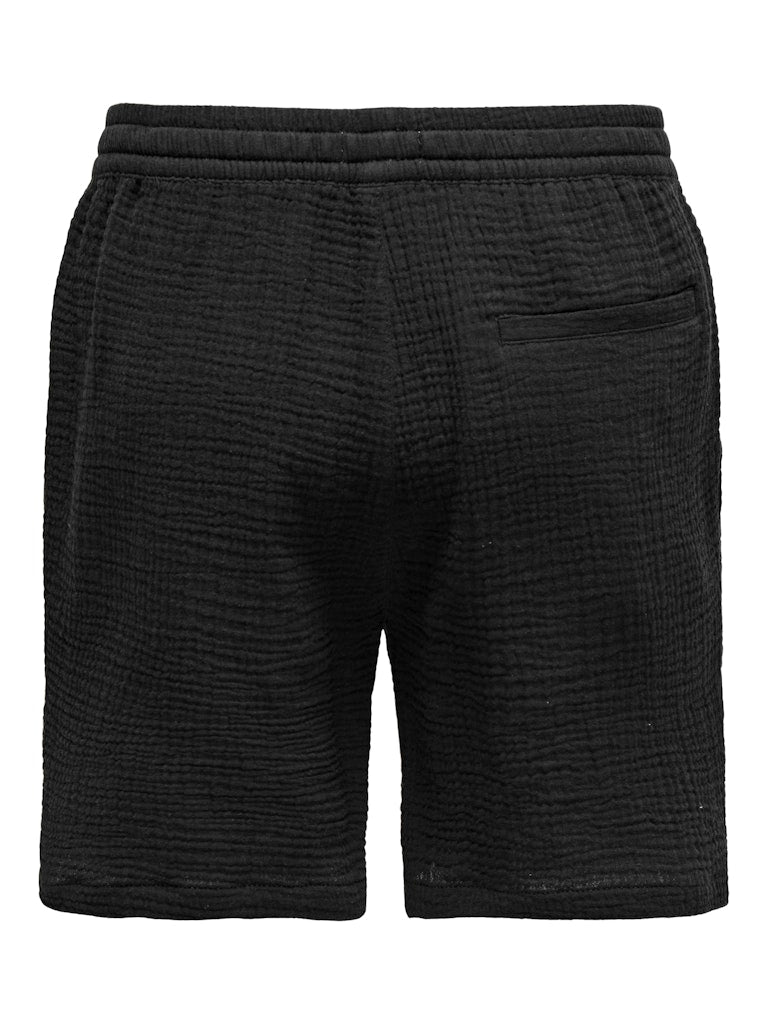 ONSTEL-PAS 0158 SHORTS - Jet Black