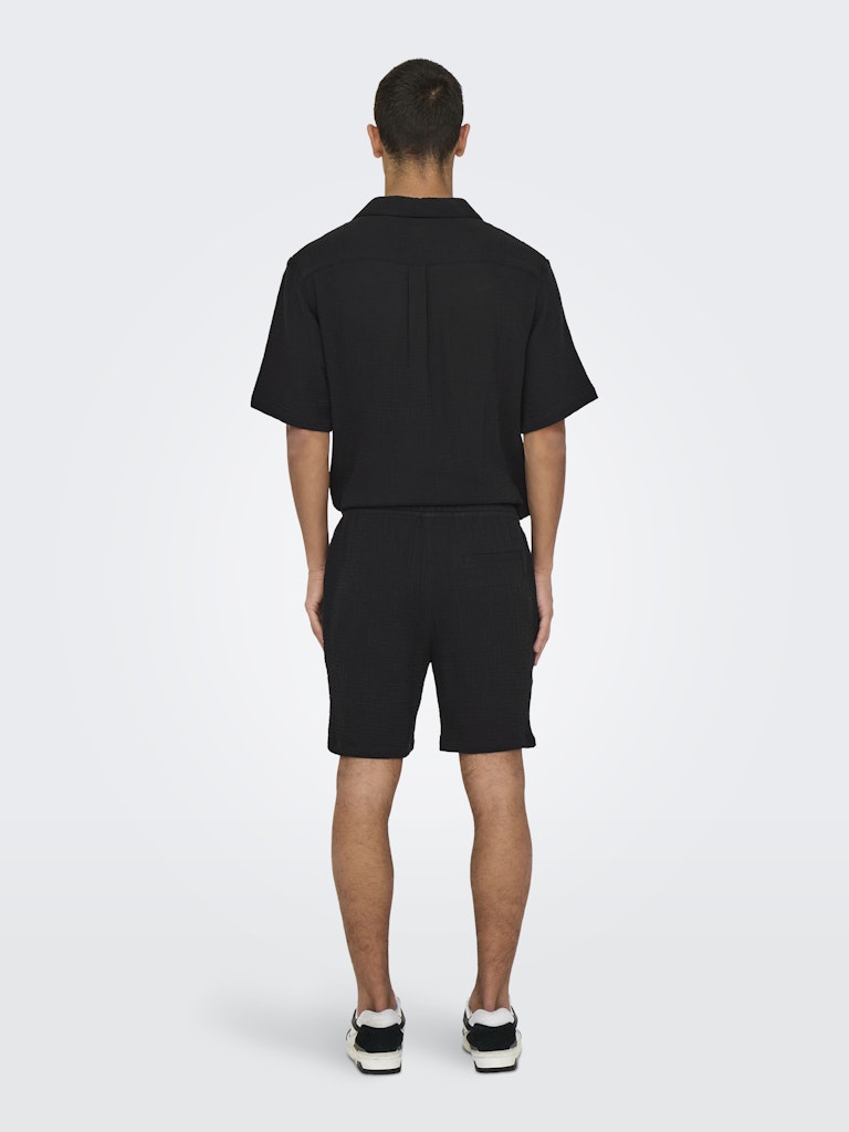 ONSTEL-PAS 0158 SHORTS - Jet Black