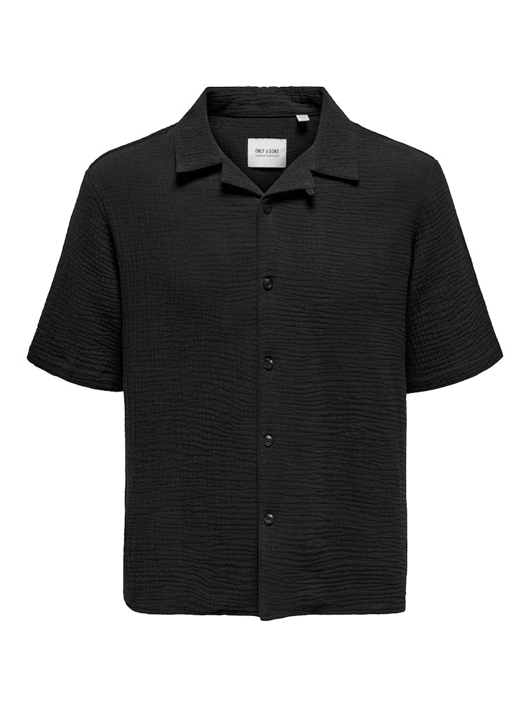 ONSKYLE 0158 SS SHIRT - Jet Black