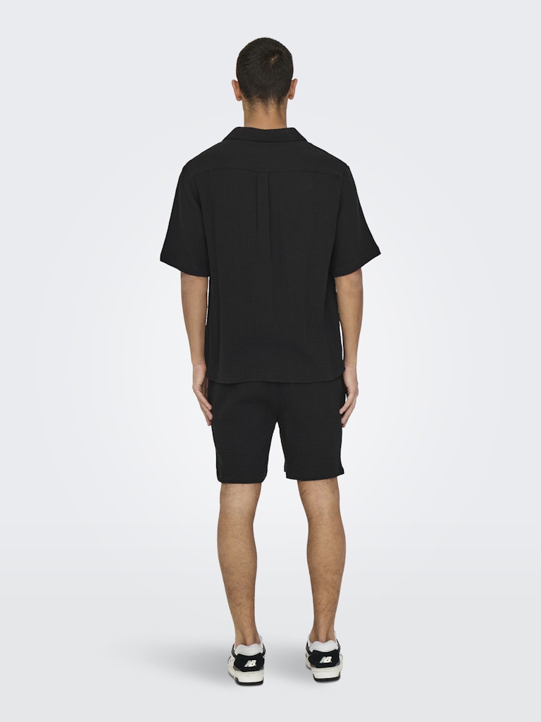 ONSKYLE 0158 SS SHIRT - Jet Black