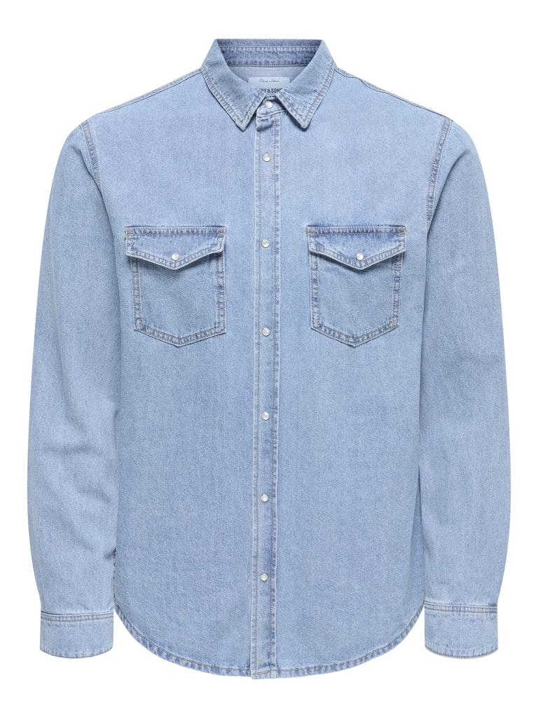 ONSBANE 3247 DNM SHIRT - Medium Blue Denim