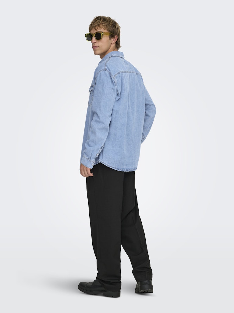 ONSBANE 3247 DNM SHIRT - Medium Blue Denim