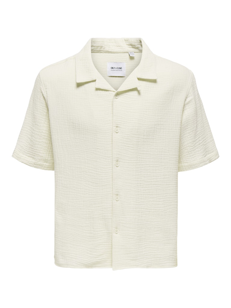 ONSKYLE 0158 SS SHIRT - Egret