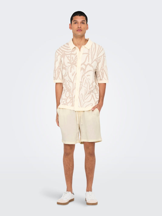 ONSTEL-PAS 0158 SHORTS - Egret