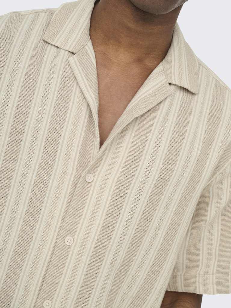 ONSWALKER RLX RESORT SS 035 SHIRT - Chinchilla