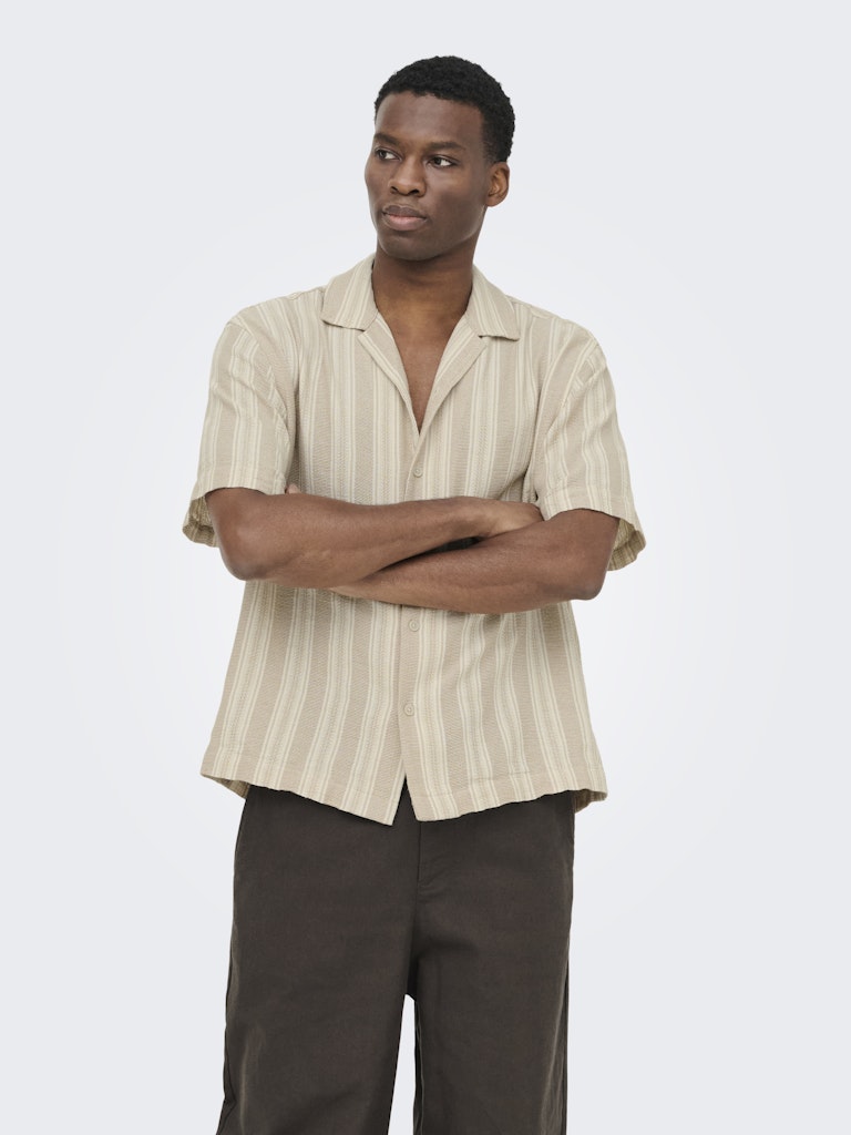 ONSWALKER RLX RESORT SS 035 SHIRT - Chinchilla