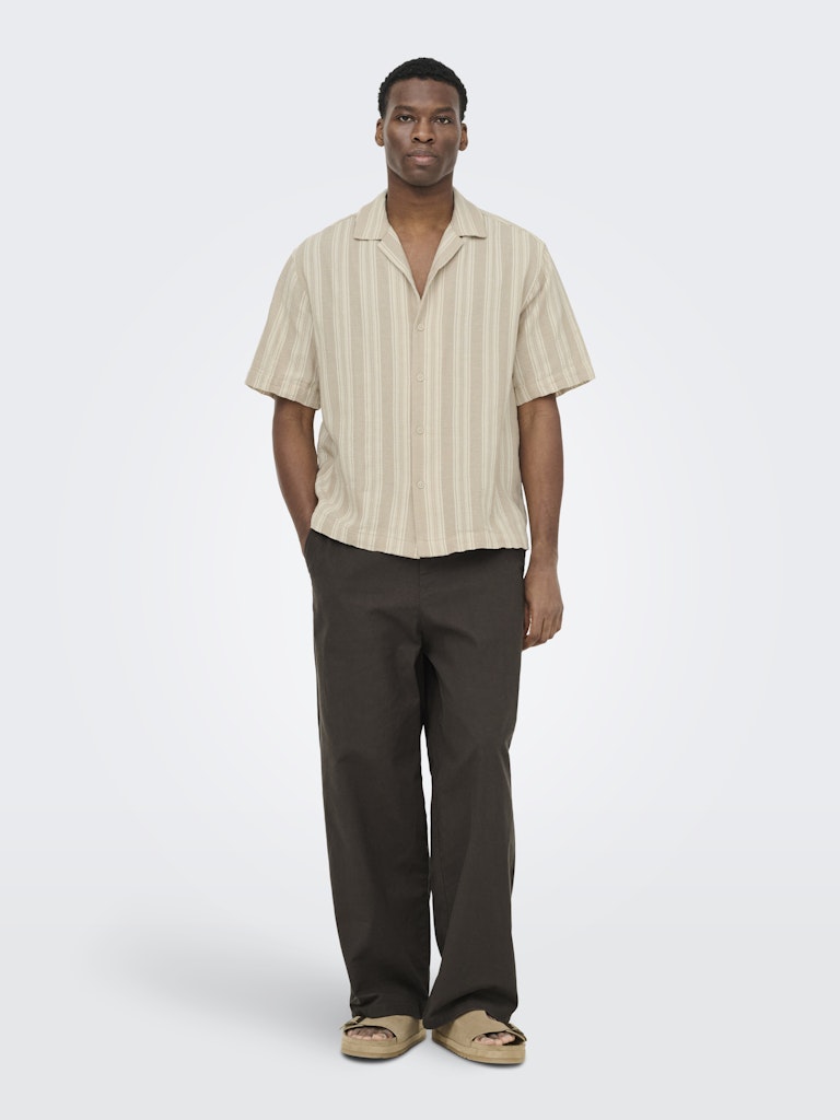 ONSWALKER RLX RESORT SS 035 SHIRT - Chinchilla