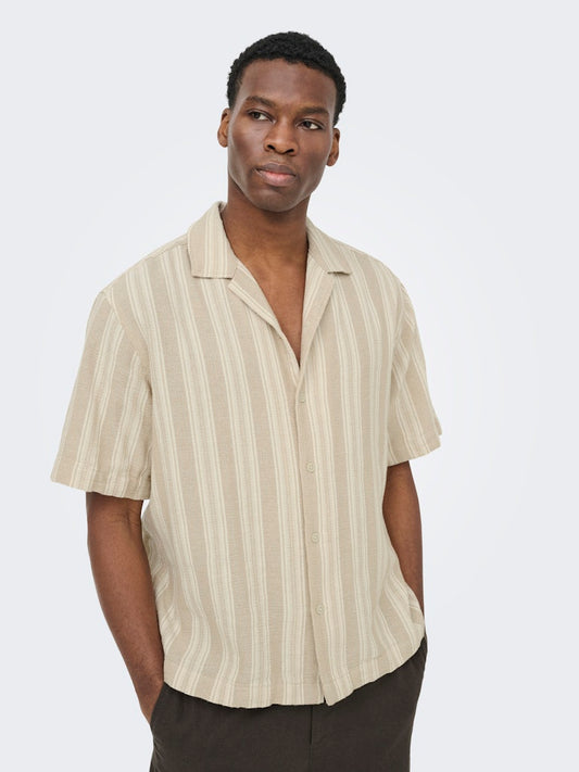 ONSWALKER RLX RESORT SS 035 SHIRT - Chinchilla