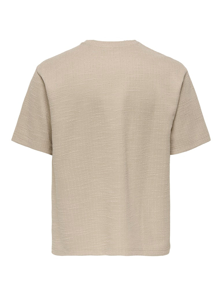 ONSANDRE RLX SS TEE - Silver Lining