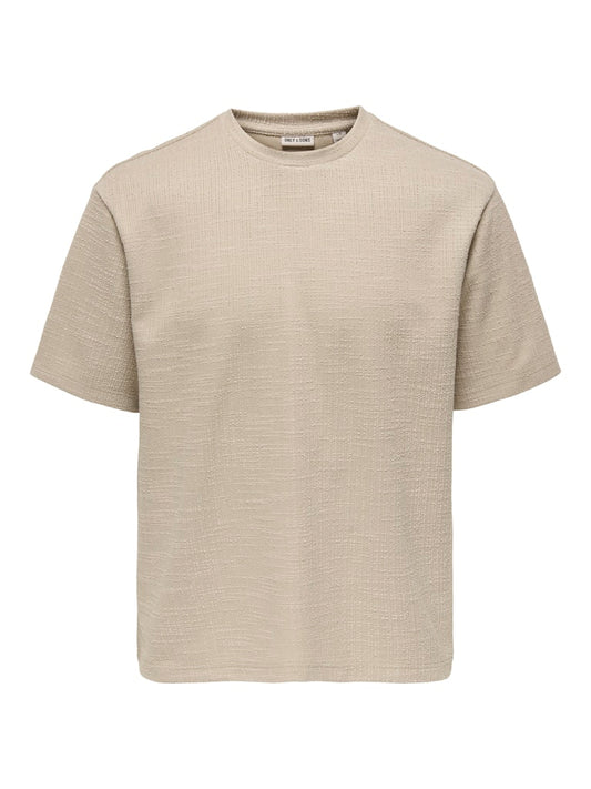 ONSANDRE RLX SS TEE - Silver Lining