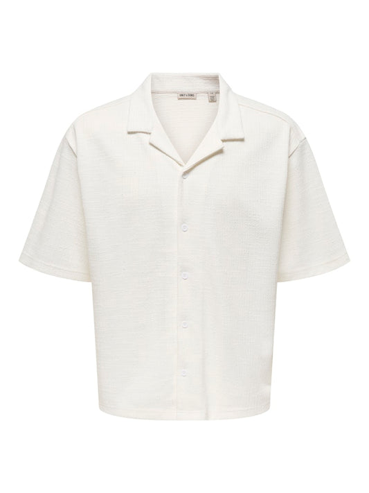 ONSANDRE RLX SS SHIRT - Cloud Dancer