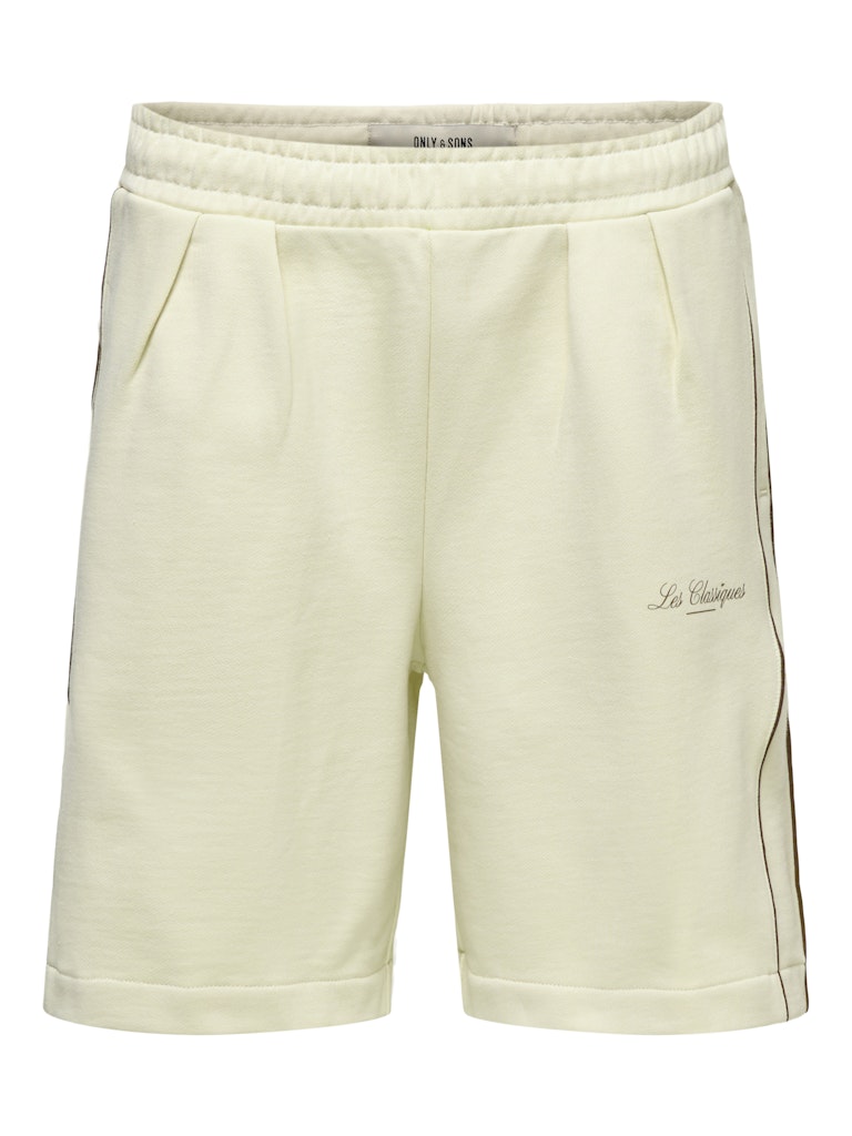 ONSLES CLASSIQUES WIDE SWEAT SHORTS - Whitecap Gray