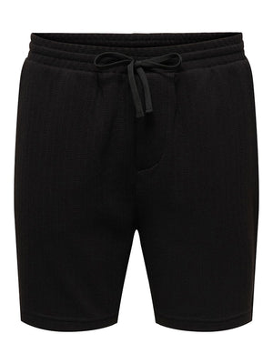 ONSTREY LIFE REG FRML SHORTS - Black