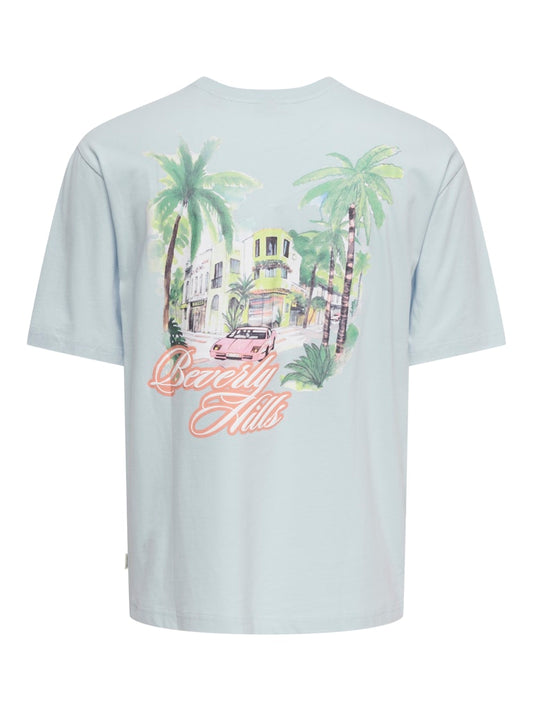 ONSMALIK VACA LIFE RLX SS TEE - Skyway/Beverly Hills