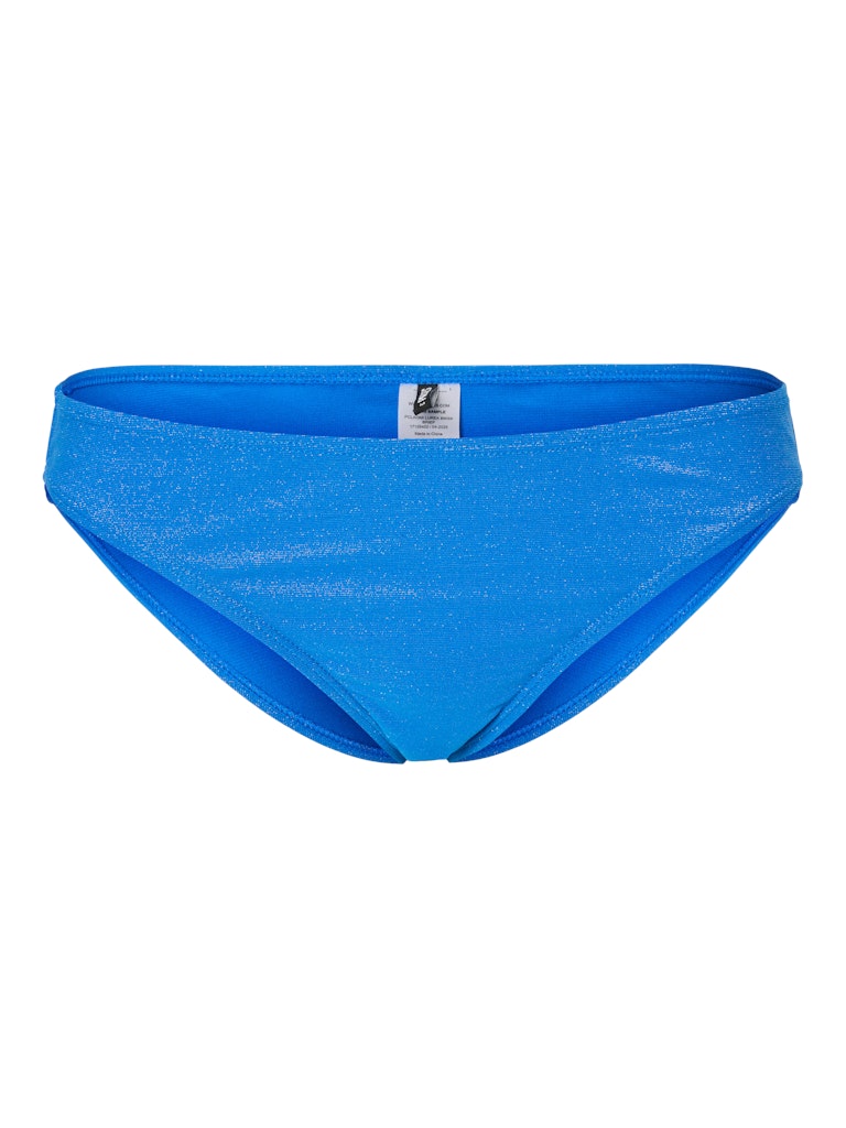PCLAOMI LUREX BIKINI BRIEF - Victoria Blue