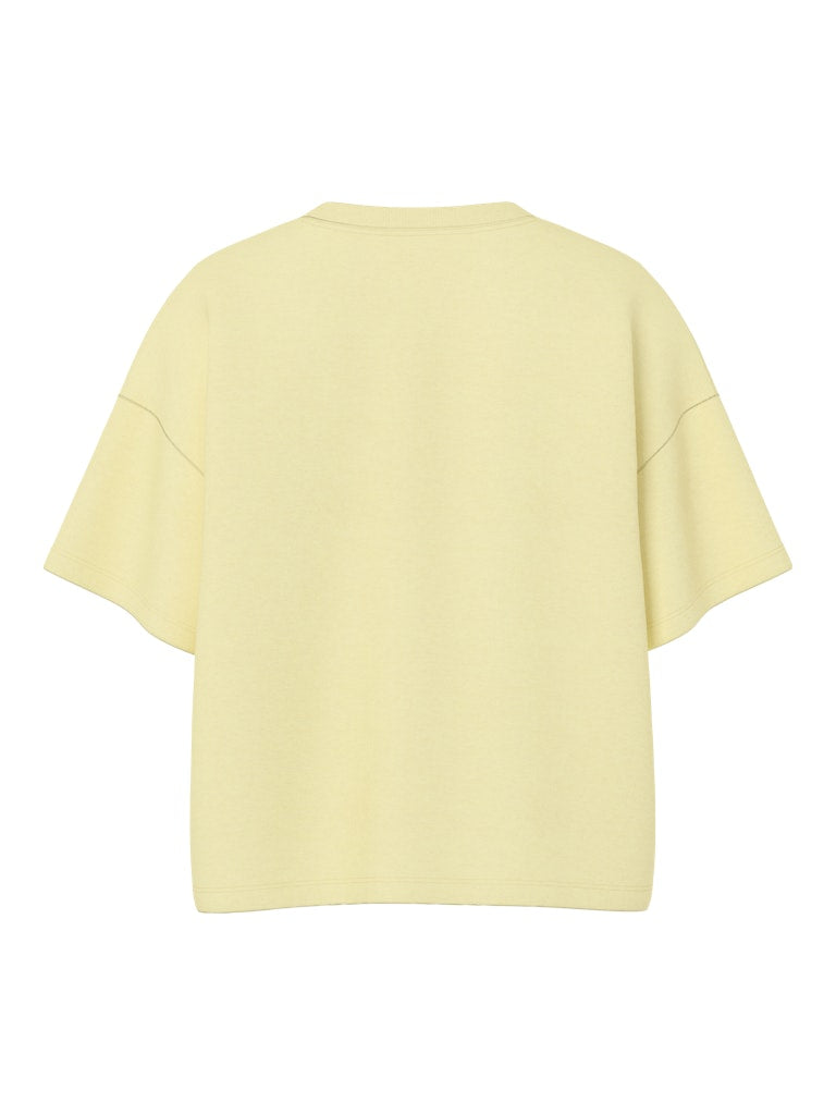 PCCHILLI SUMMER 2/4 LOOSE SWEAT - French Vanilla