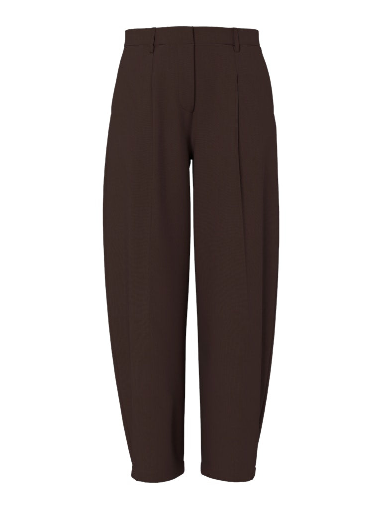 PCBOSELLA MW BARREL PANTS - Hot Fudge