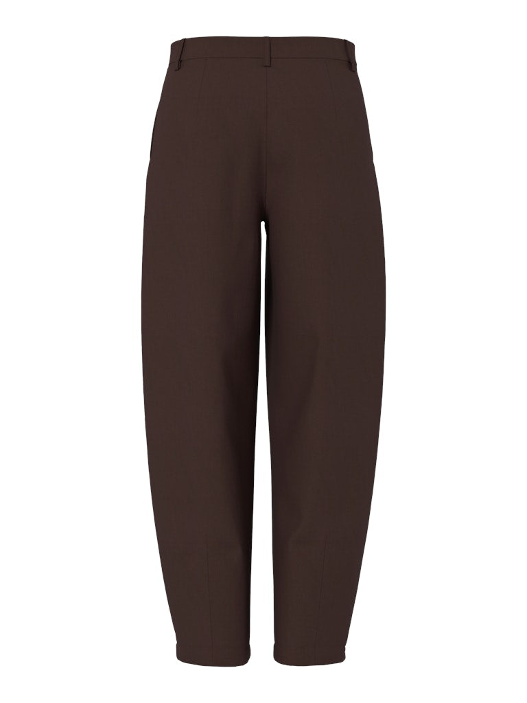 PCBOSELLA MW BARREL PANTS - Hot Fudge