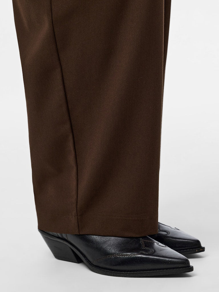PCBOSELLA MW BARREL PANTS - Hot Fudge