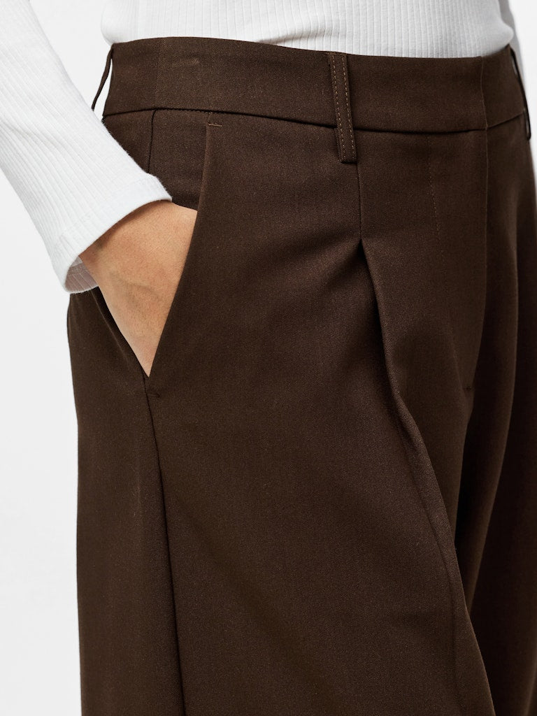 PCBOSELLA MW BARREL PANTS - Hot Fudge