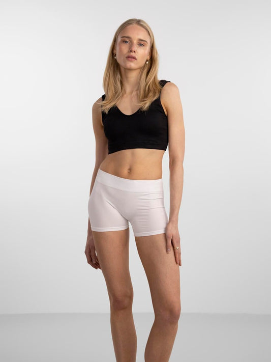 PCLONDON MINI SHORTS - Bright White