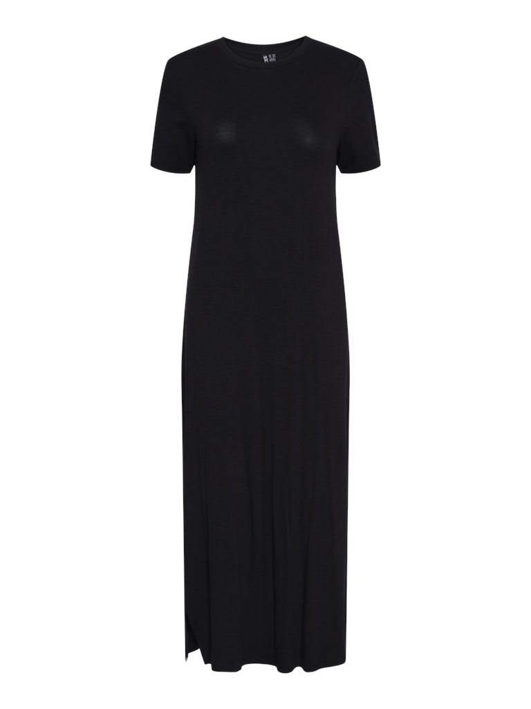 PCSOFIA SS T-SHIRT MAXI DRESS - Black