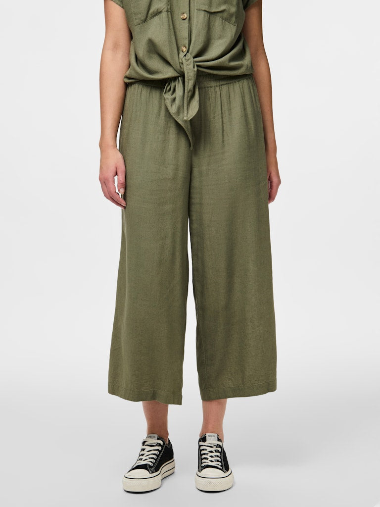 PCPIA HW WIDE CULOTTE - Deep Lichen Green