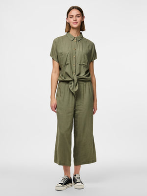 PCPIA HW WIDE CULOTTE - Deep Lichen Green