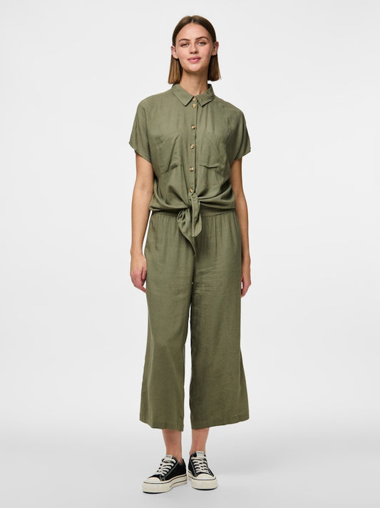 PCPIA HW WIDE CULOTTE - Deep Lichen Green