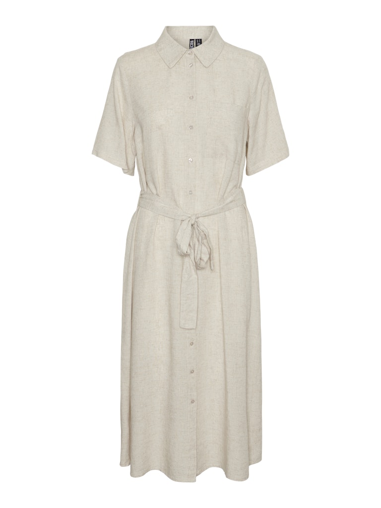PCPIA 2/4 MIDI SHIRT DRESS - Birch