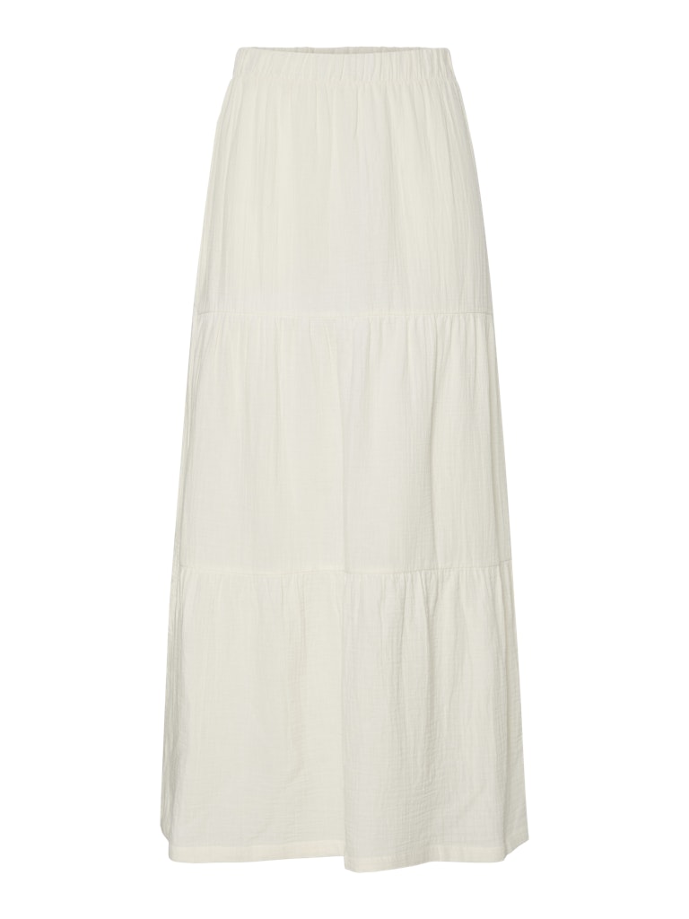 PCSIKKA HW MAXI SKIRT - Cloud Dancer