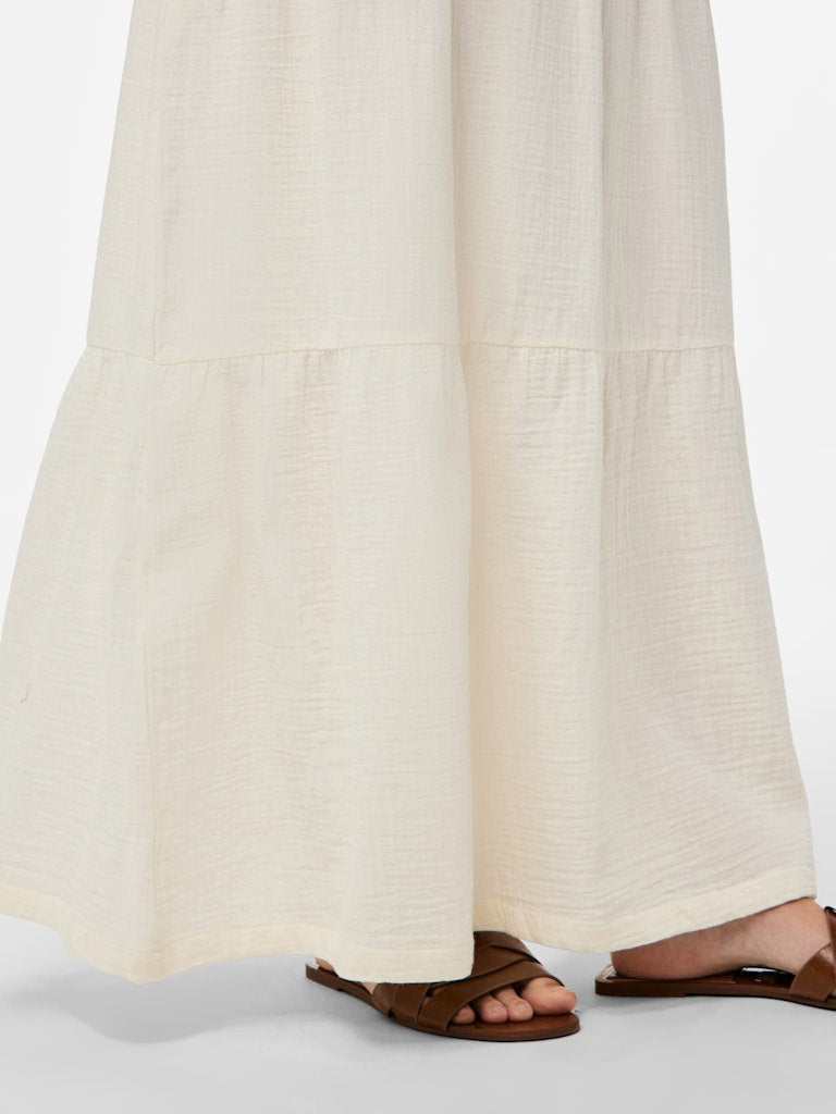 PCSIKKA HW MAXI SKIRT - Cloud Dancer
