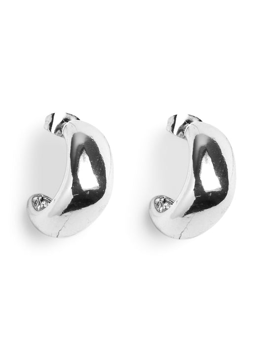 FPBELLA SMALL HOOP PLATED - Silver