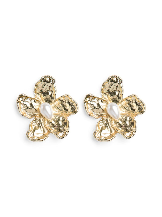 PCSANDRA EARRINGS - Gold