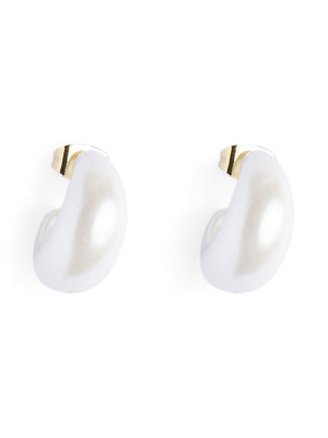 PCLINA EARRINGS - Cloud Dancer