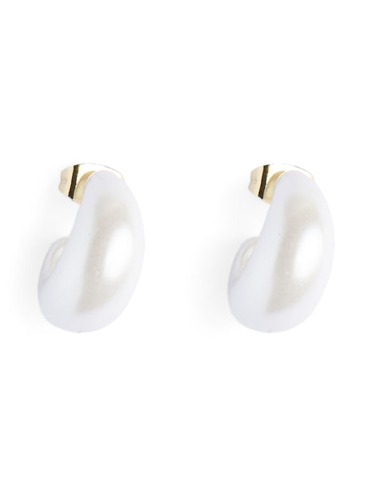 PCLINA EARRINGS - Cloud Dancer