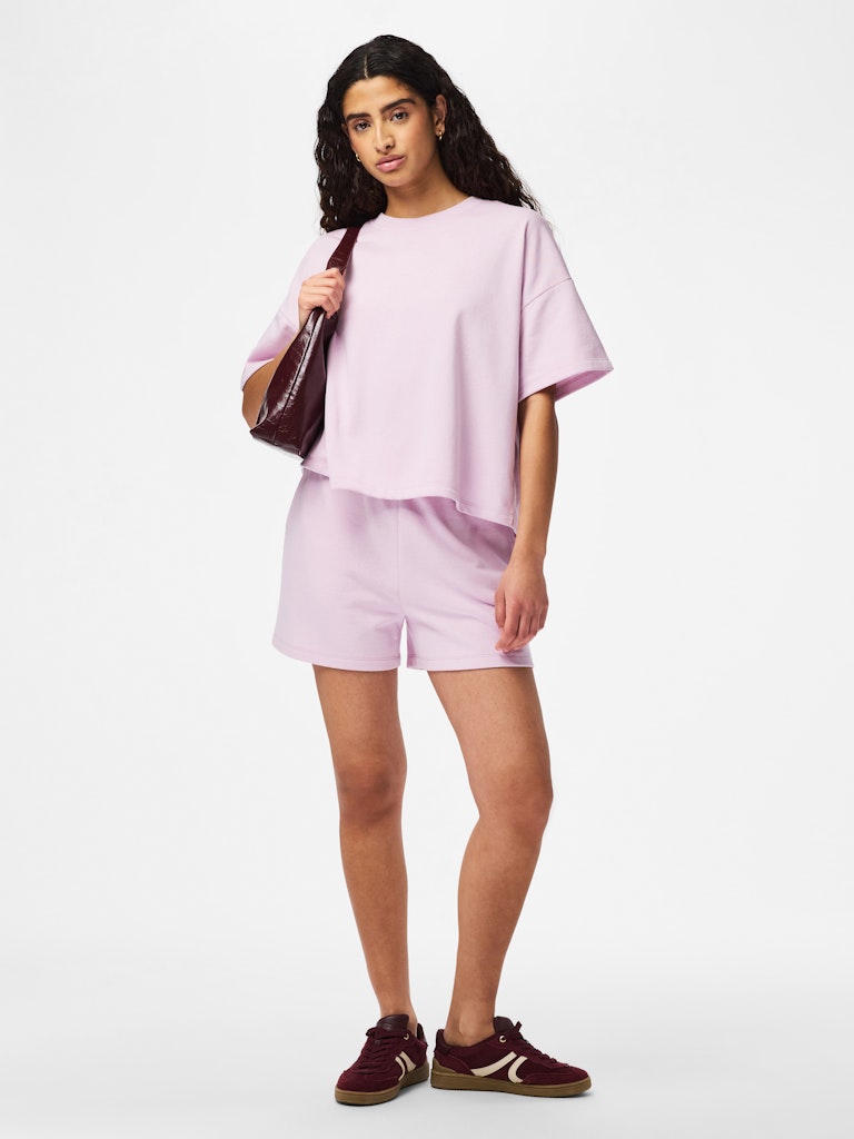 PCCHILLI SUMMER 2/4 LOOSE SWEAT - Winsome Orchid