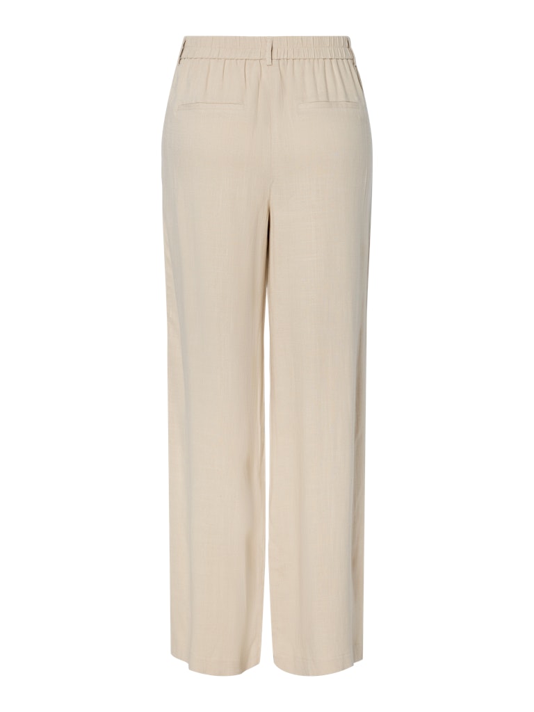 PCVINSTY HW WIDE PANTS - Silver Lining