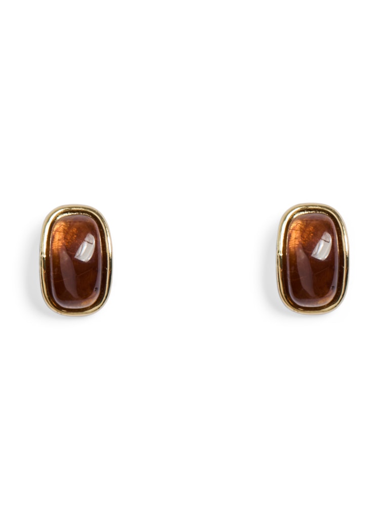 PCBELLIS F EARRINGS BUNDLE - Gold Colour/Brown