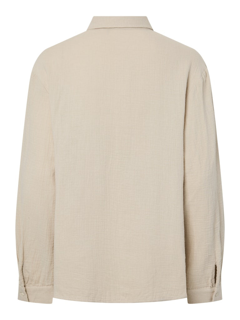 PCSASTINA LS SHIRT -Silver Lining