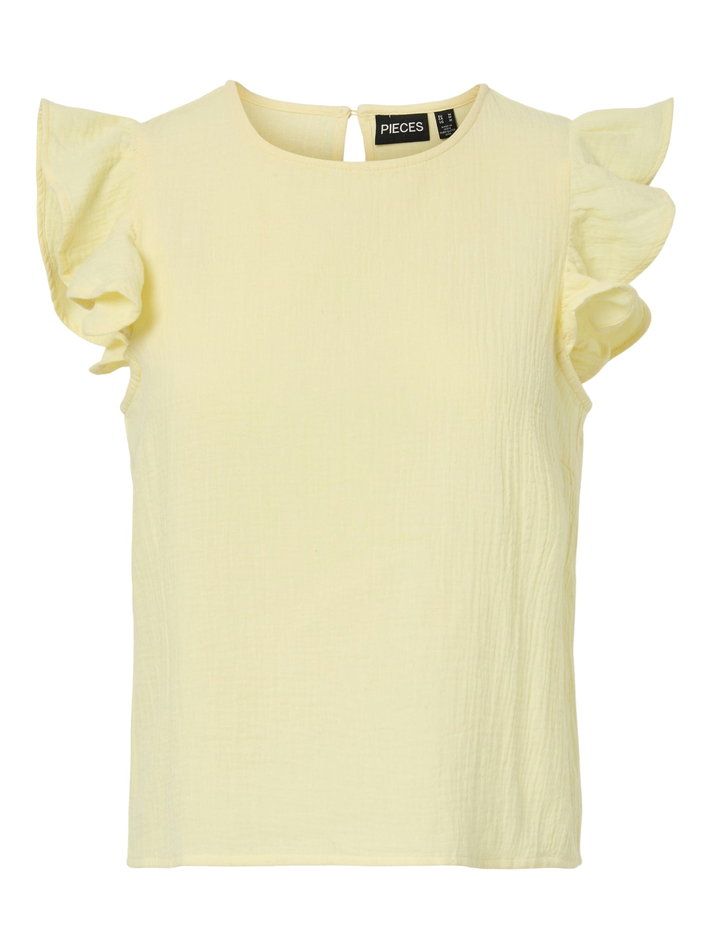 PCSASTINA SL O-NECK TOP - French Vanilla